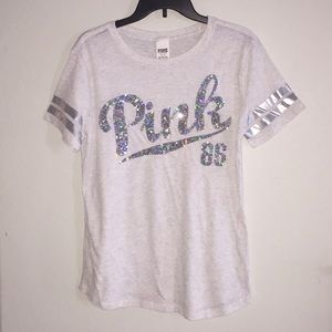 Pink Victoria Secret T-shirt, size M.